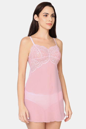 Buy Wacoal Relaxed Nylon Chemise Cherry Blossom at Rs.3499